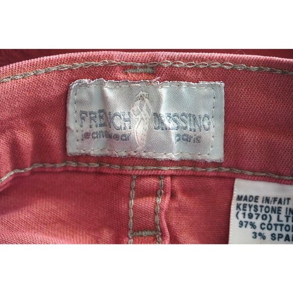 Vintage French Dressing Jeans High Waisted Bare Back Yoke Tapered Legs - Picture 5 of 11